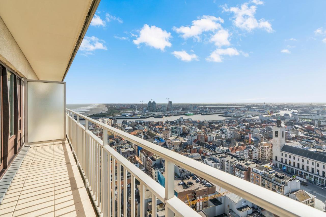 Skyline App 5P Met Prachtige Uitzichten & Terras Leilighet Oostende Eksteriør bilde