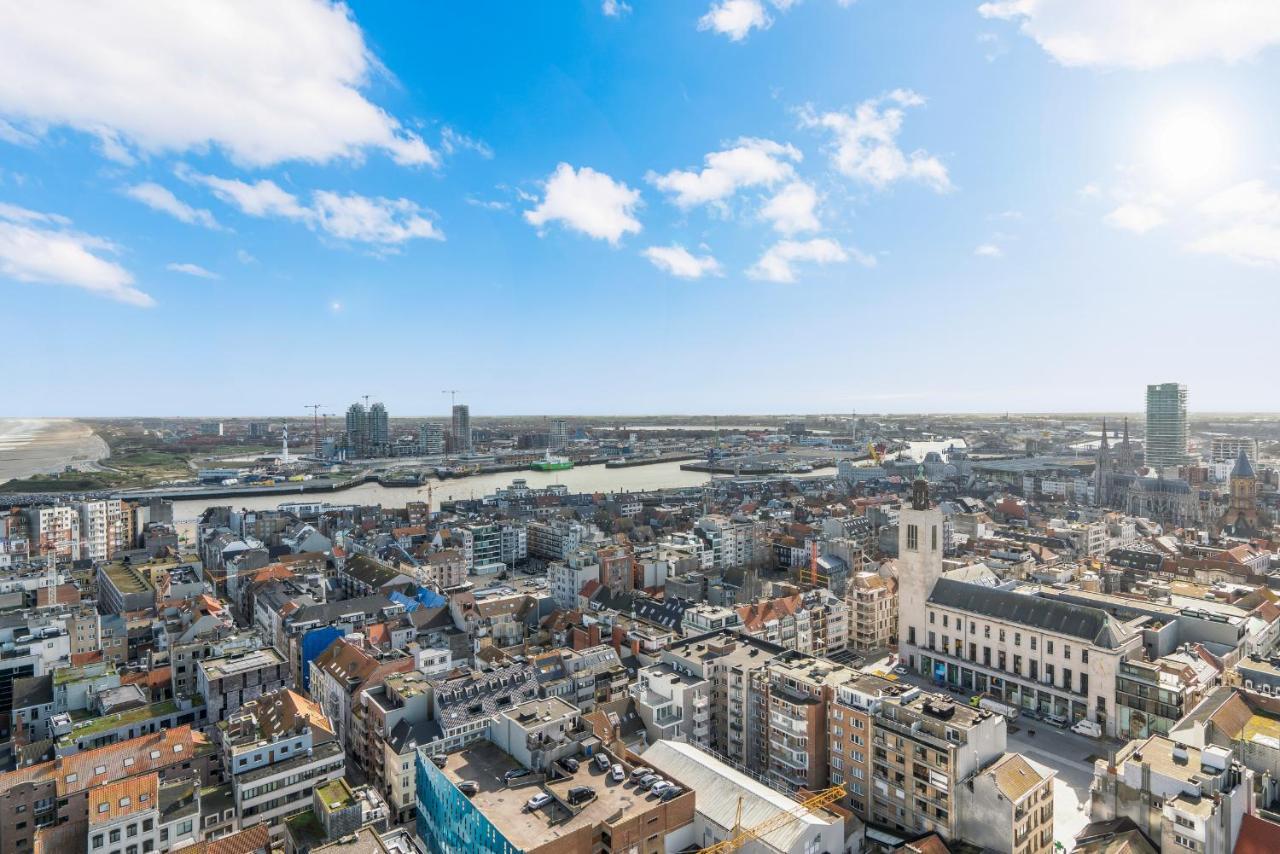 Skyline App 5P Met Prachtige Uitzichten & Terras Leilighet Oostende Eksteriør bilde