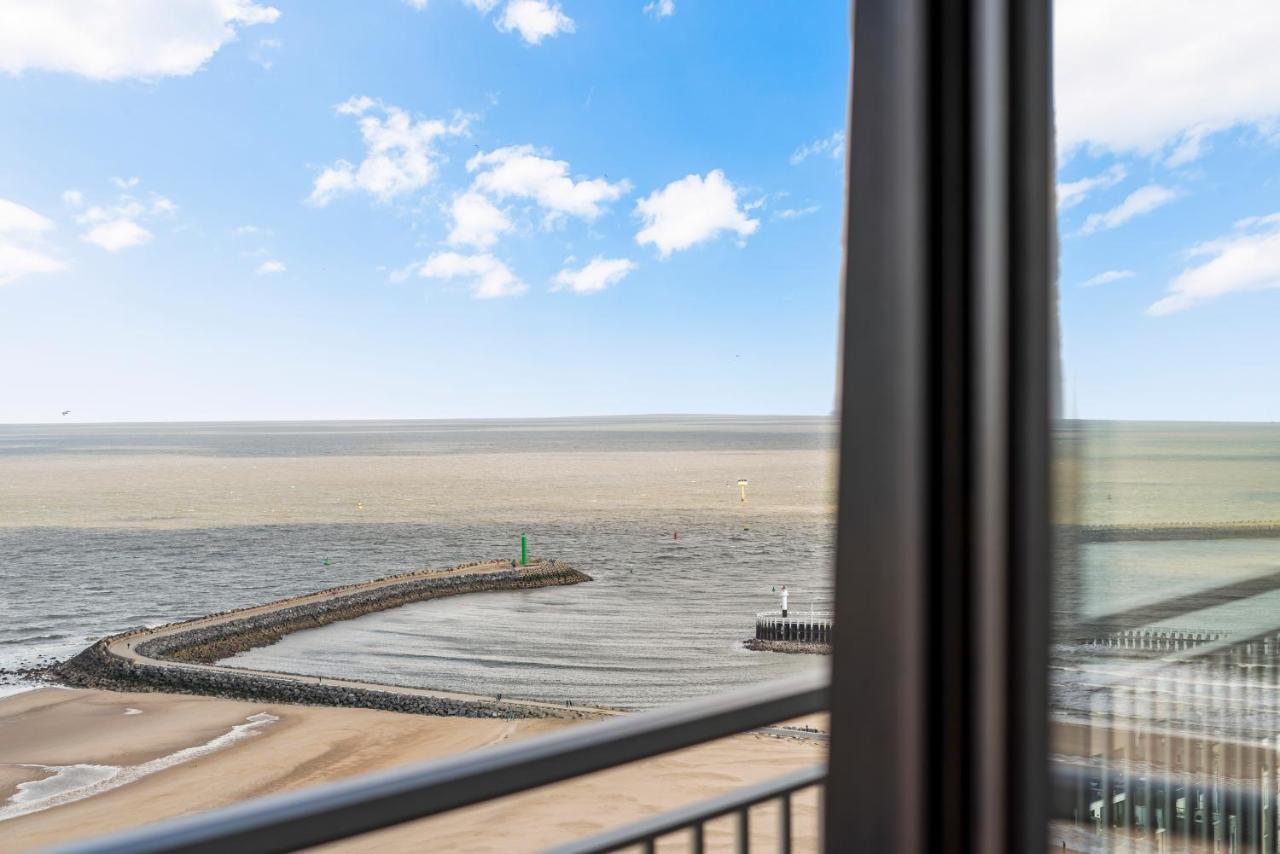 Skyline App 5P Met Prachtige Uitzichten & Terras Leilighet Oostende Eksteriør bilde