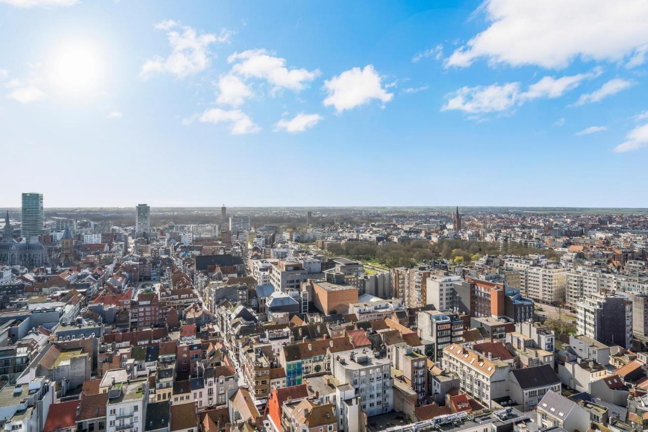 Skyline App 5P Met Prachtige Uitzichten & Terras Leilighet Oostende Eksteriør bilde